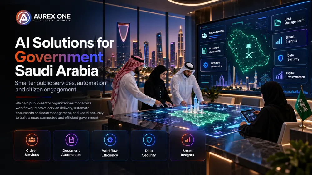 AI solutions for government Saudi Arabia