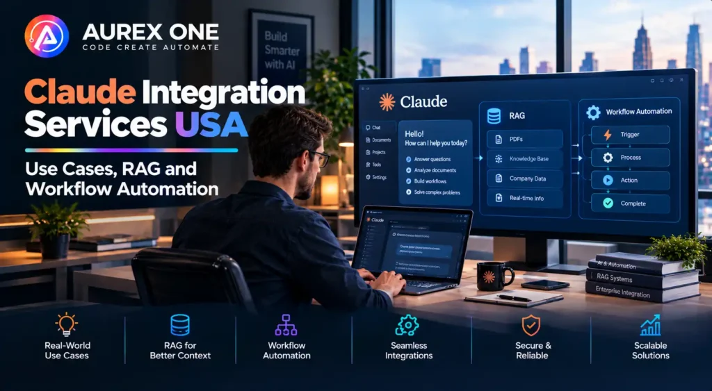 Claude Integration Services USA – Use Cases, RAG and Workflow Automation